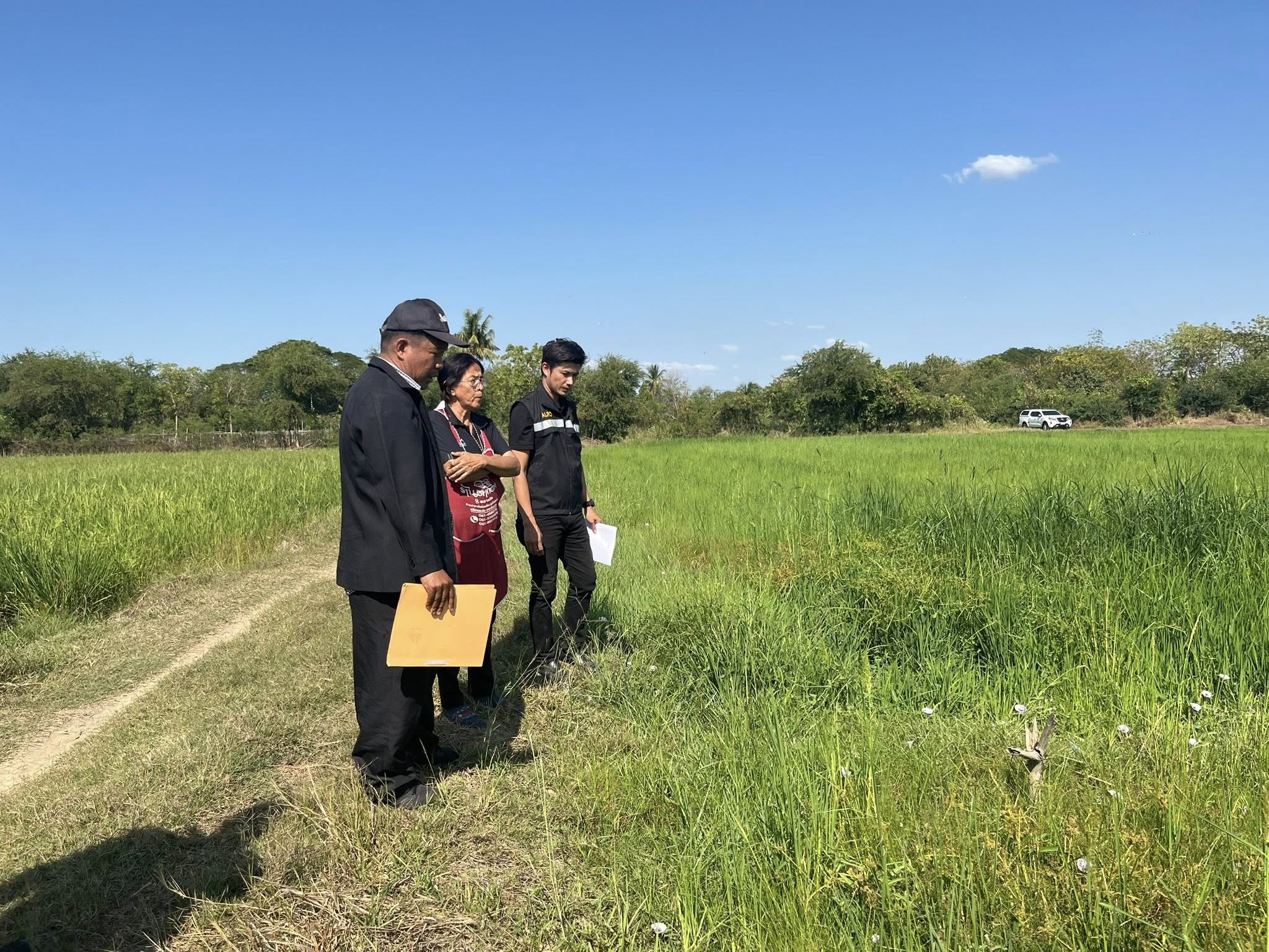 title - ส.ป.ก.อ่างทอง ลงพื้นที่ตรวจสอบการทำประโยชน์ในเขตปฏิรูปที่ดินแปลง นางวิไลวรรณ นุ่มมณี พื้นที่หมู่ 7 ตำบลโคกพุทรา อำเภอโพธิ์ทอง จังหวัดอ่างทอง